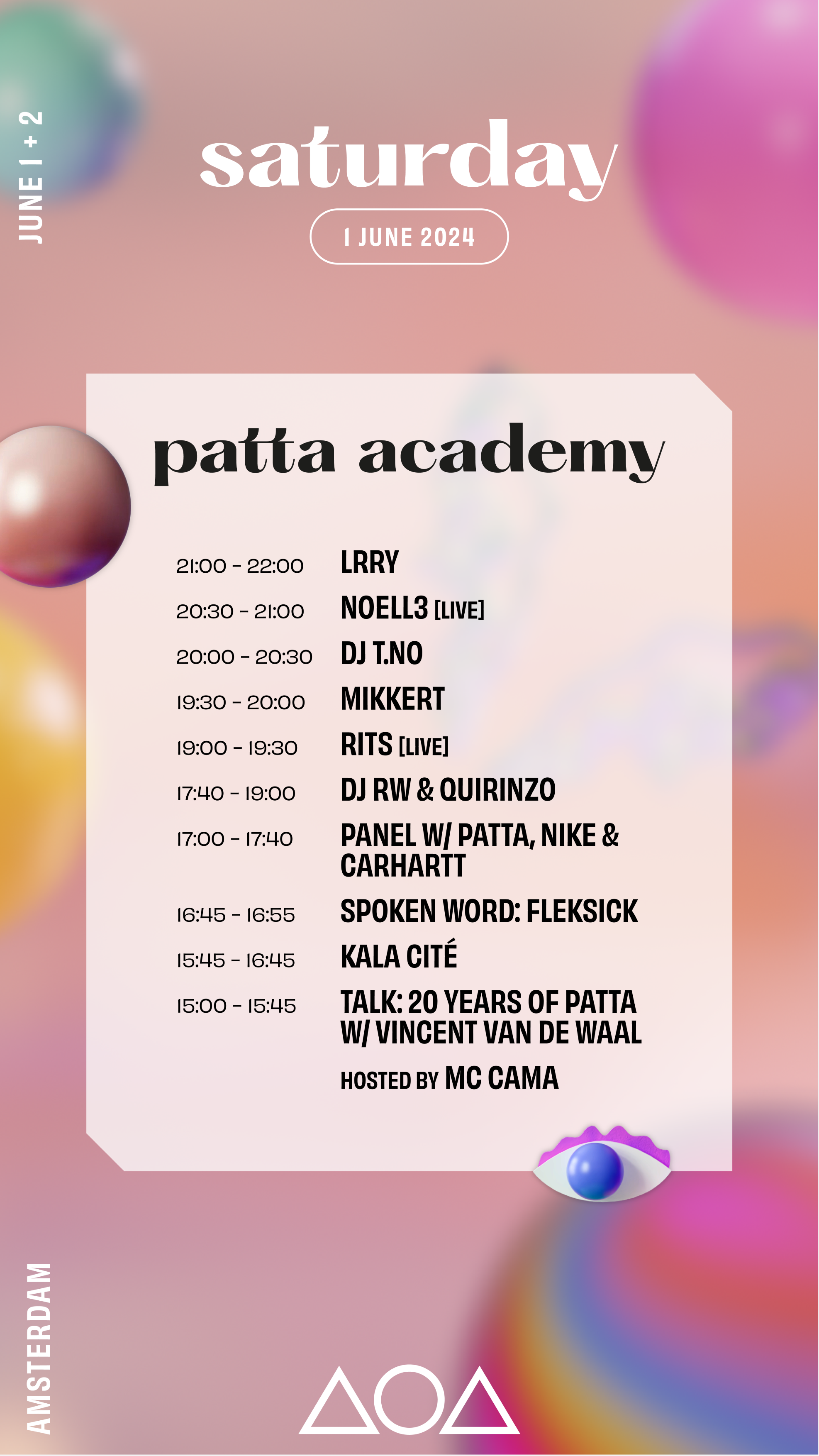 Patta Academy At Amsterdam Open Air
