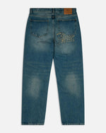 Patta Whiskers Denim Pants (Dark Blue Denim)