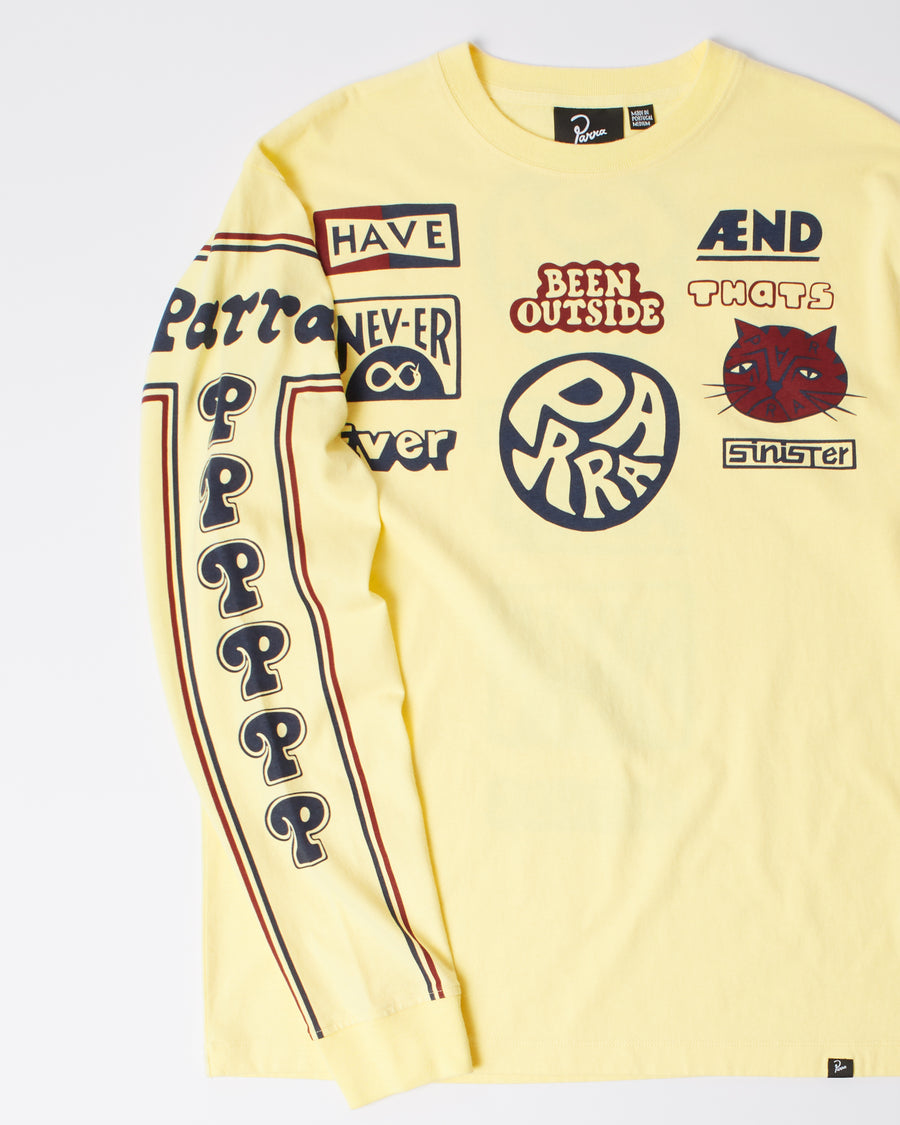 byParra Never Sinister Long Sleeve T-Shirt (Yellow)