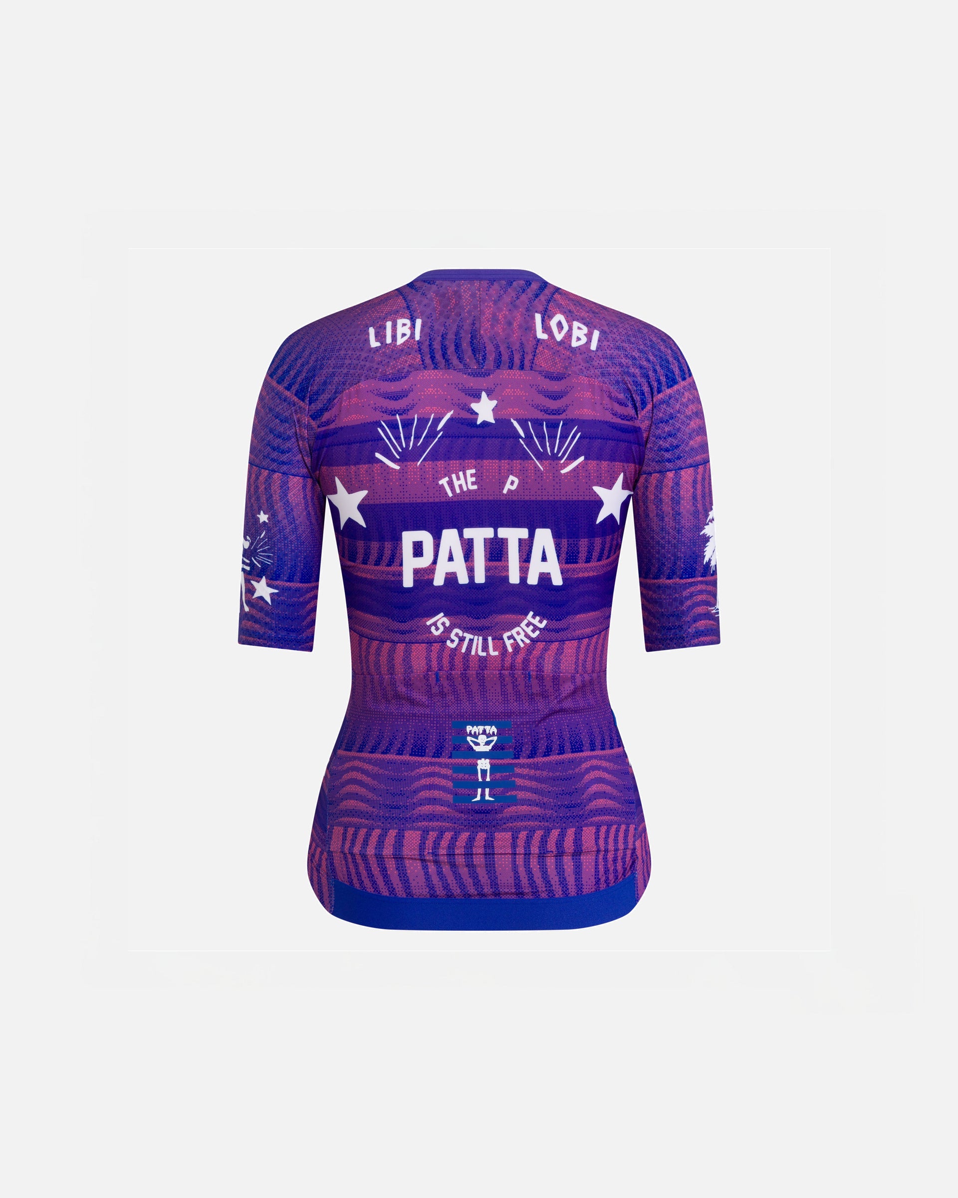 Patta x Rapha Women's Pro Team Aero Jersey (Flamingo Pink/Royal Blue)