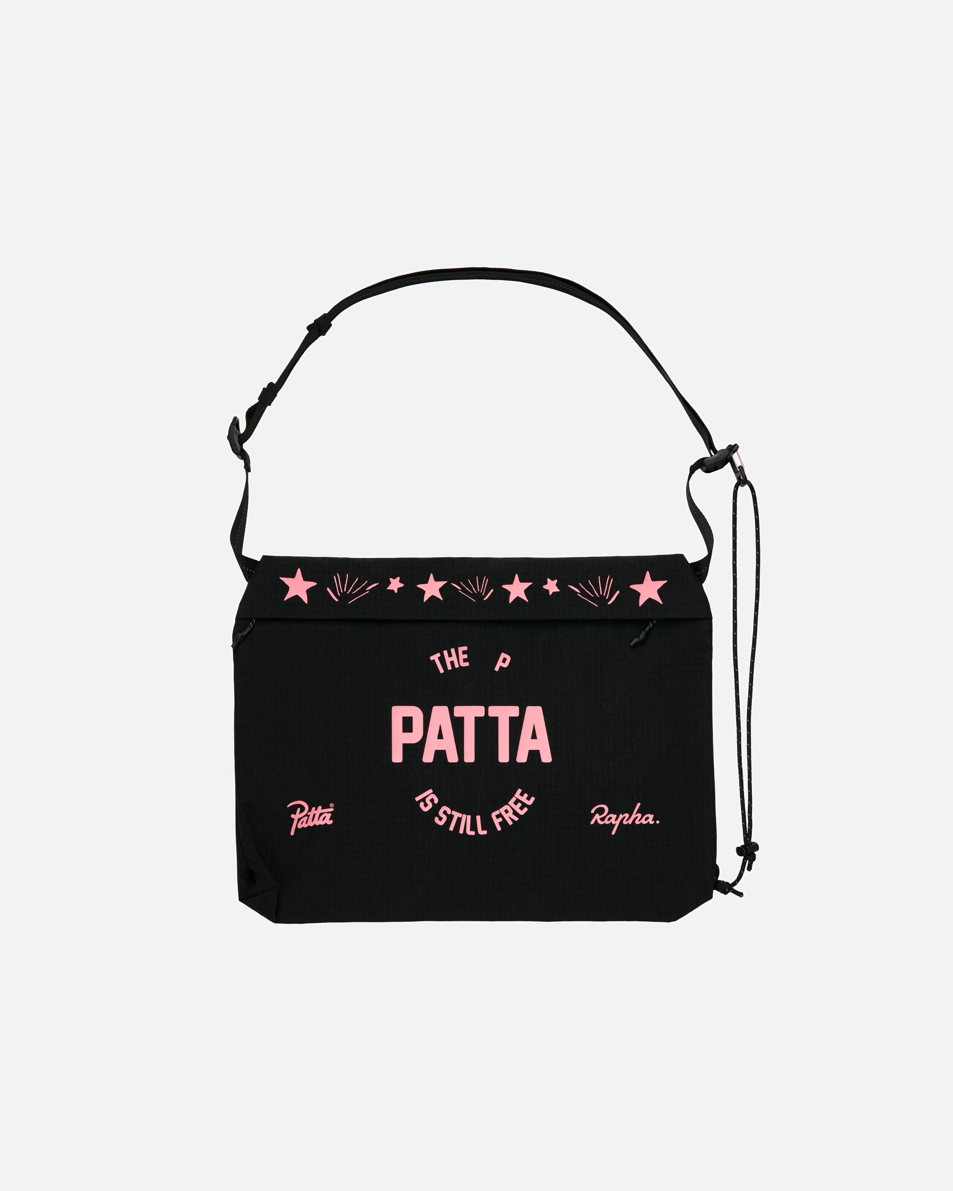 Patta x Rapha Tech Musette (Black/Pink)