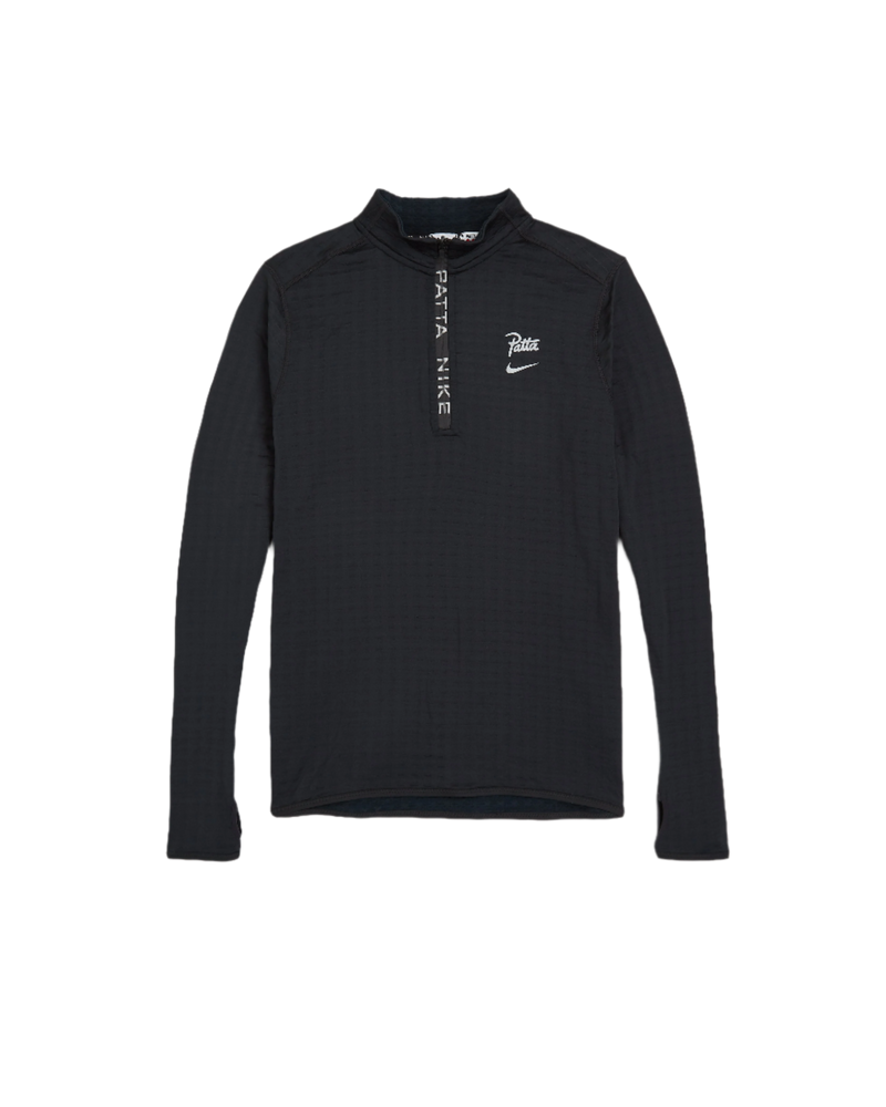 Nike x Patta Running Team Half-Zip Longsleeve (Black)