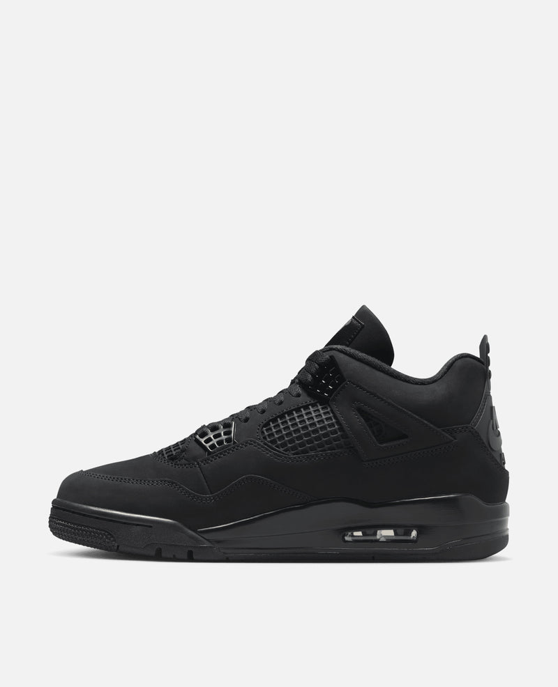 Nike Air Jordan 4 Retro (Black/Black-LT Graphite)