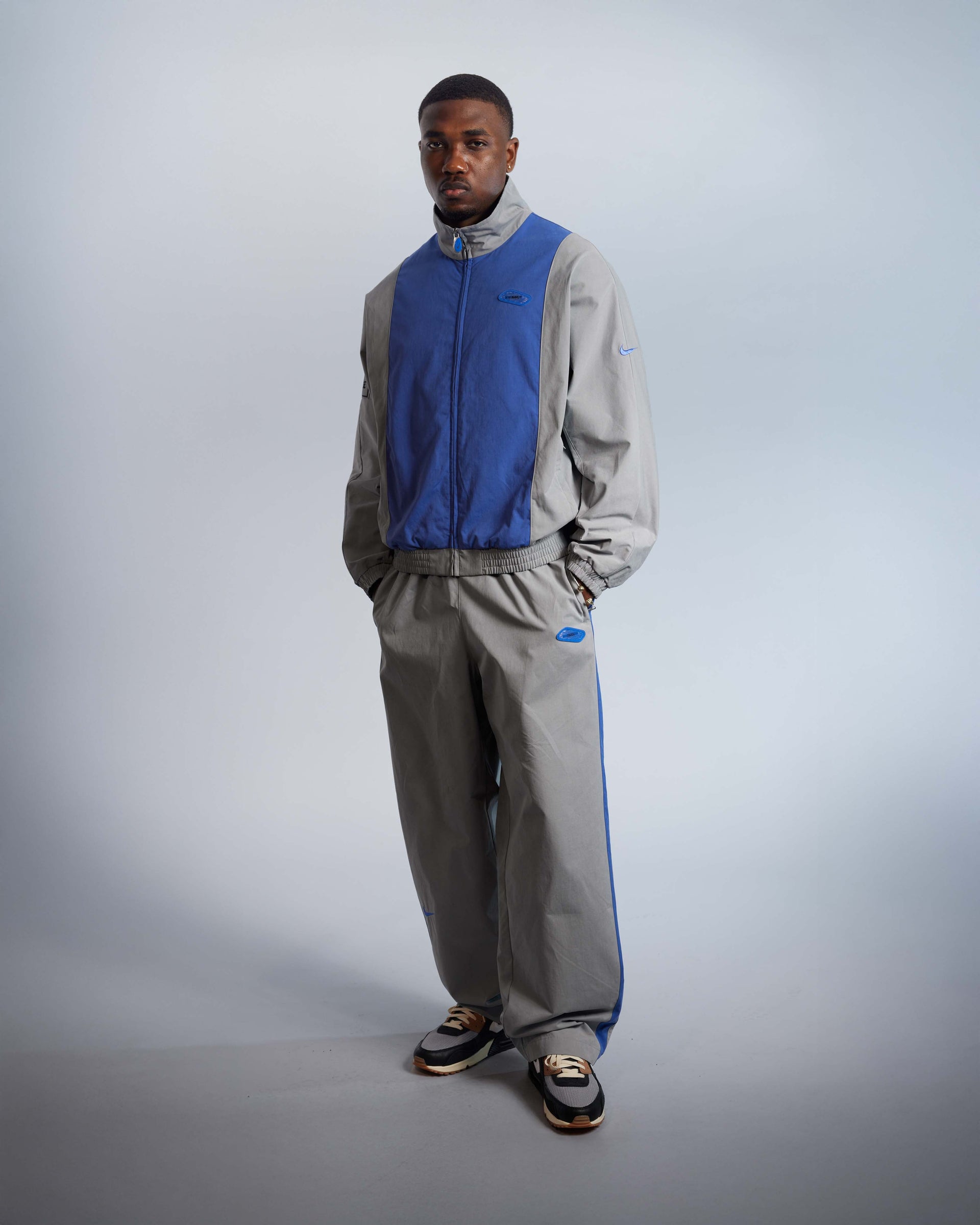 Patta x Nike NRG Track Jacket (Patricle Grey/Sapphire)