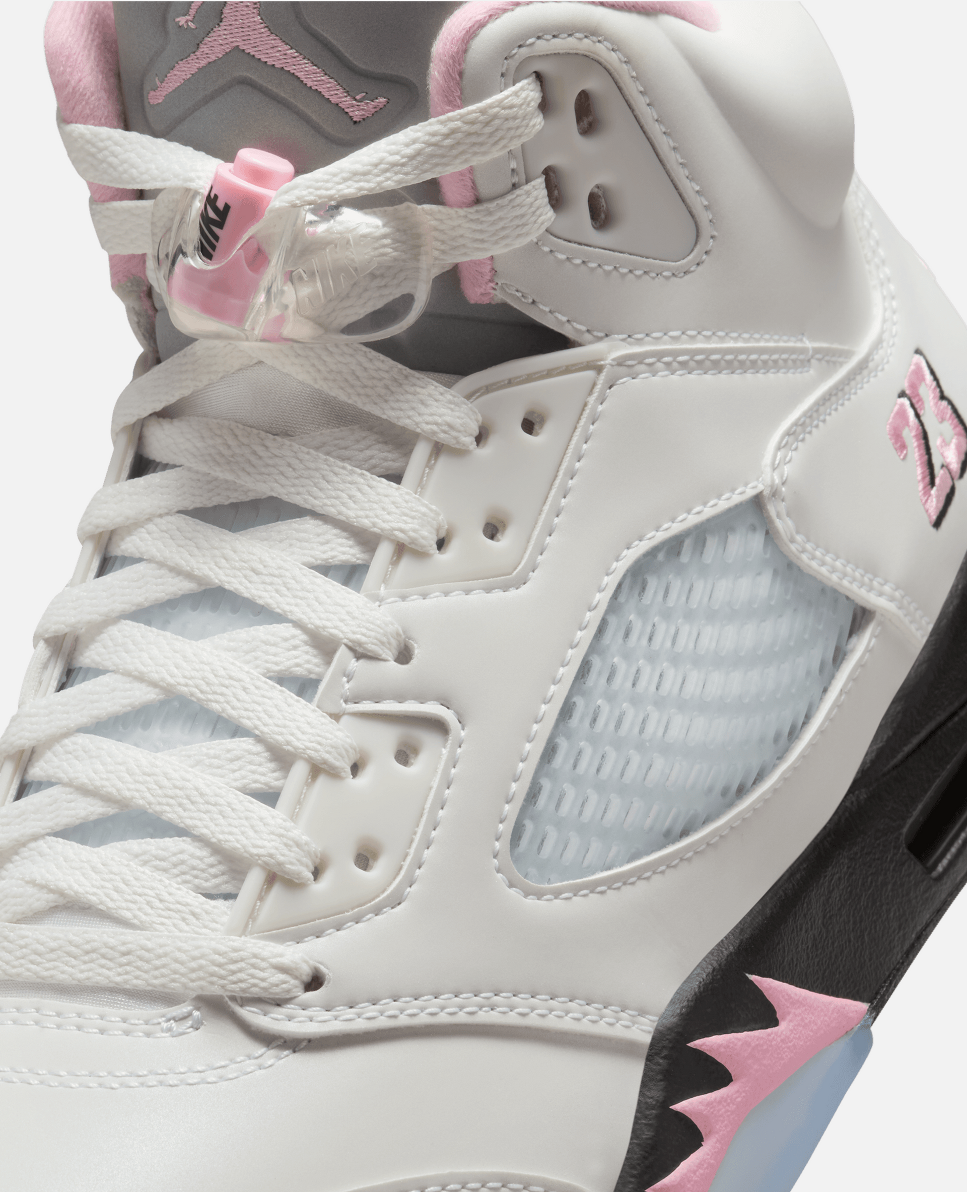 Nike Air Jordan 5 Retro "Medium Soft Pink" (White/Med Soft Pink-Black)