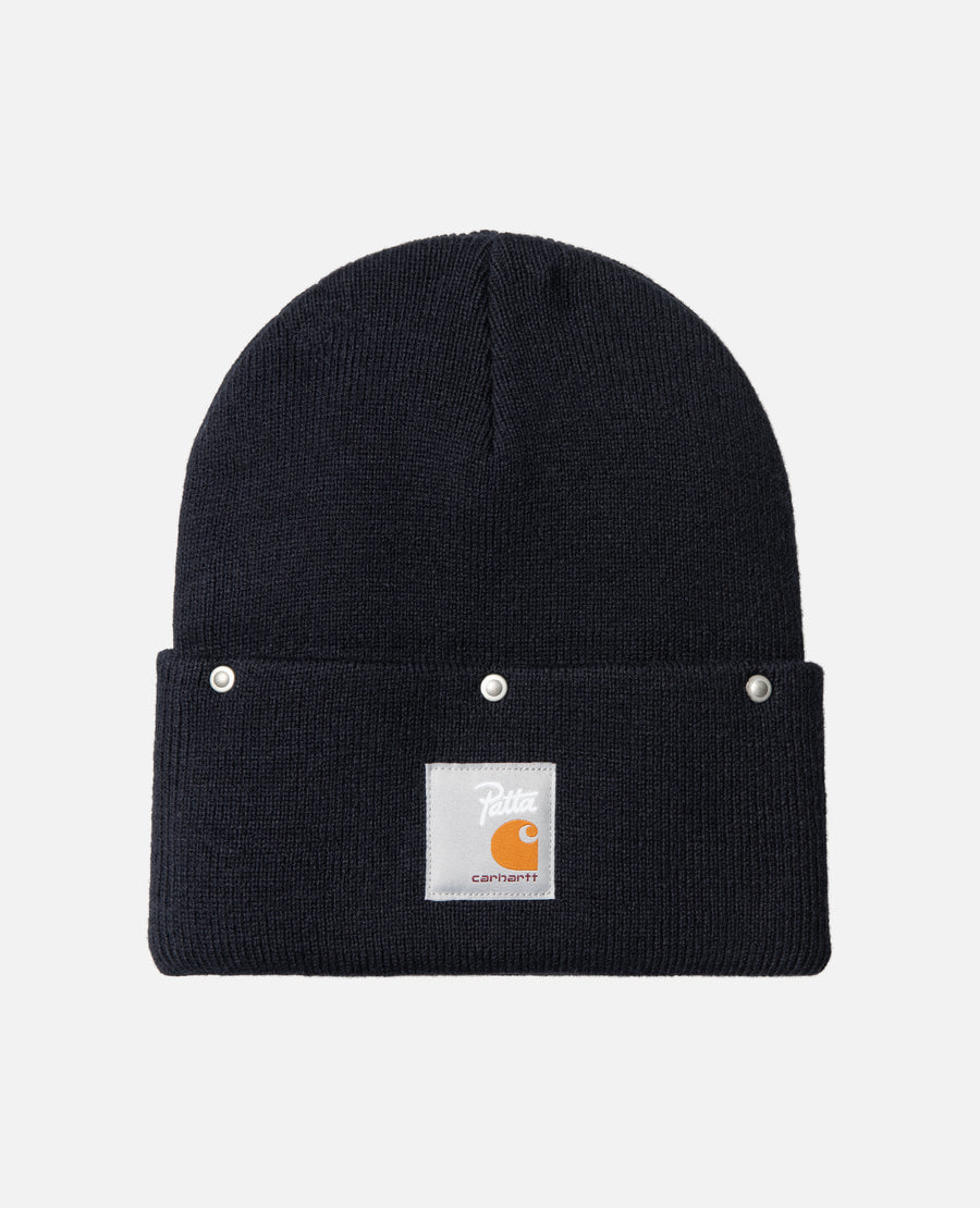 Patta x Carhartt Watch Hat (Dark Navy)