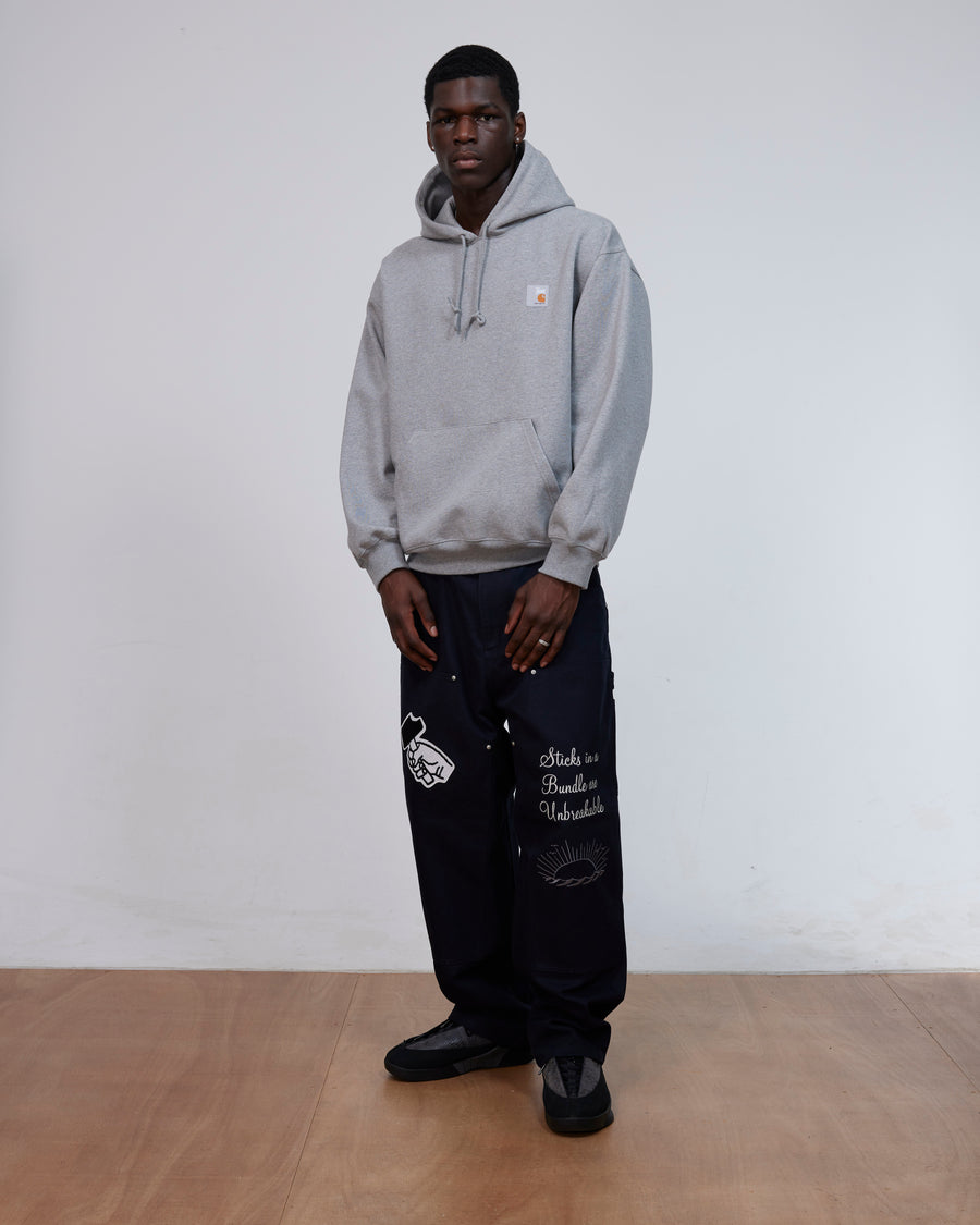 Patta x Carhartt Hooded Sweatshirt (Grey Heather)
