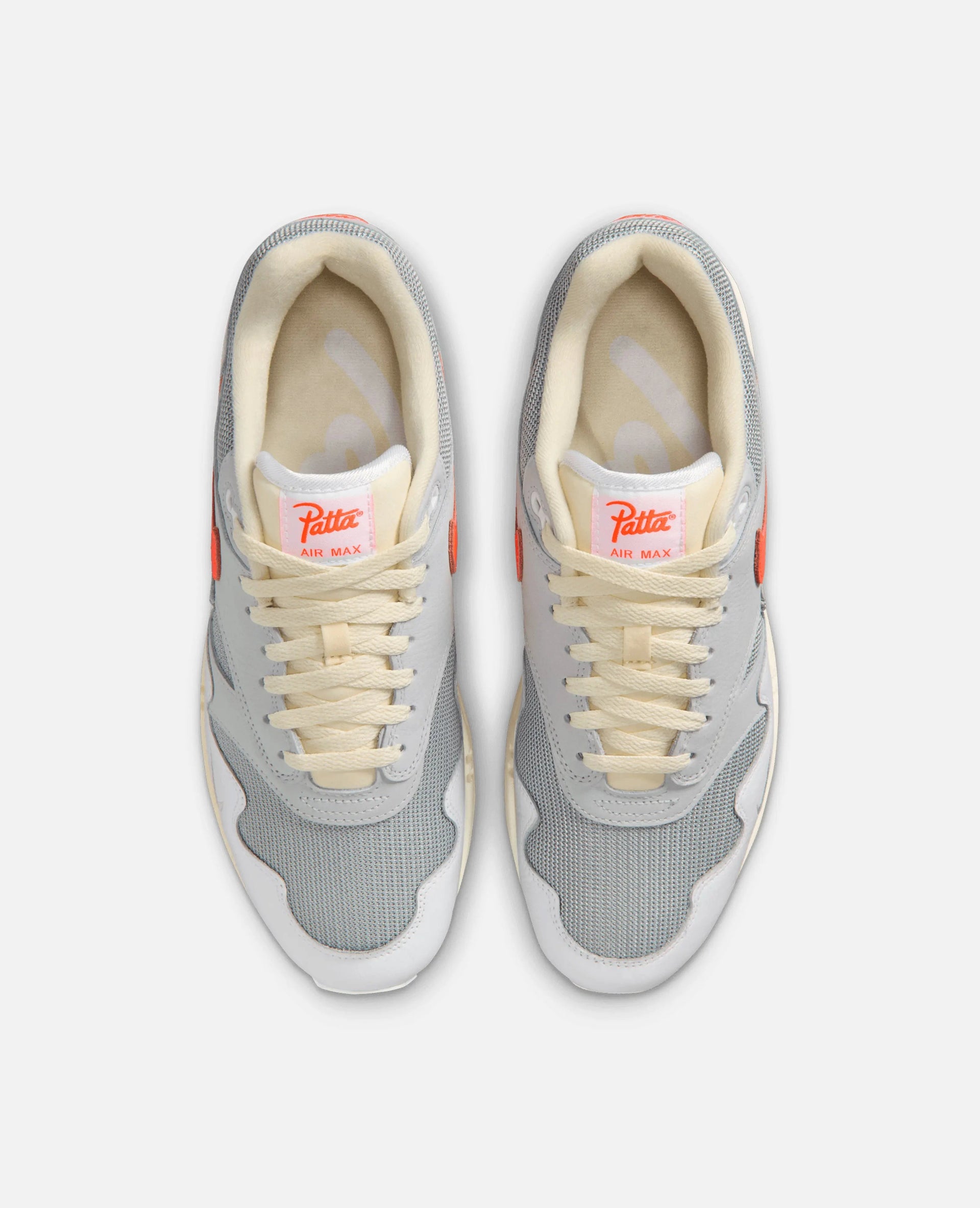 Patta X Nike Air Max 1 (White/Hyper Crimson-Pure Platinum)