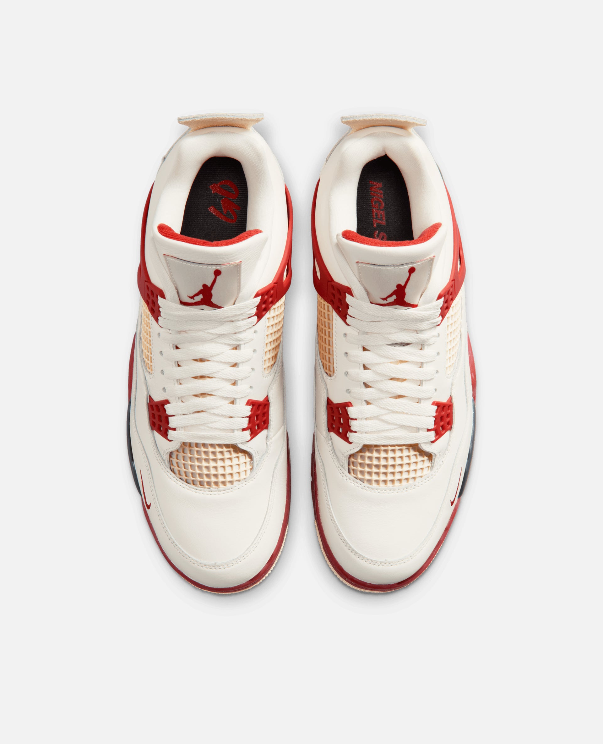 Air Jordan 4 x BIKE AIR x Nigel Sylvester (Sail/Cinnabar-Anthracite-Muslin)