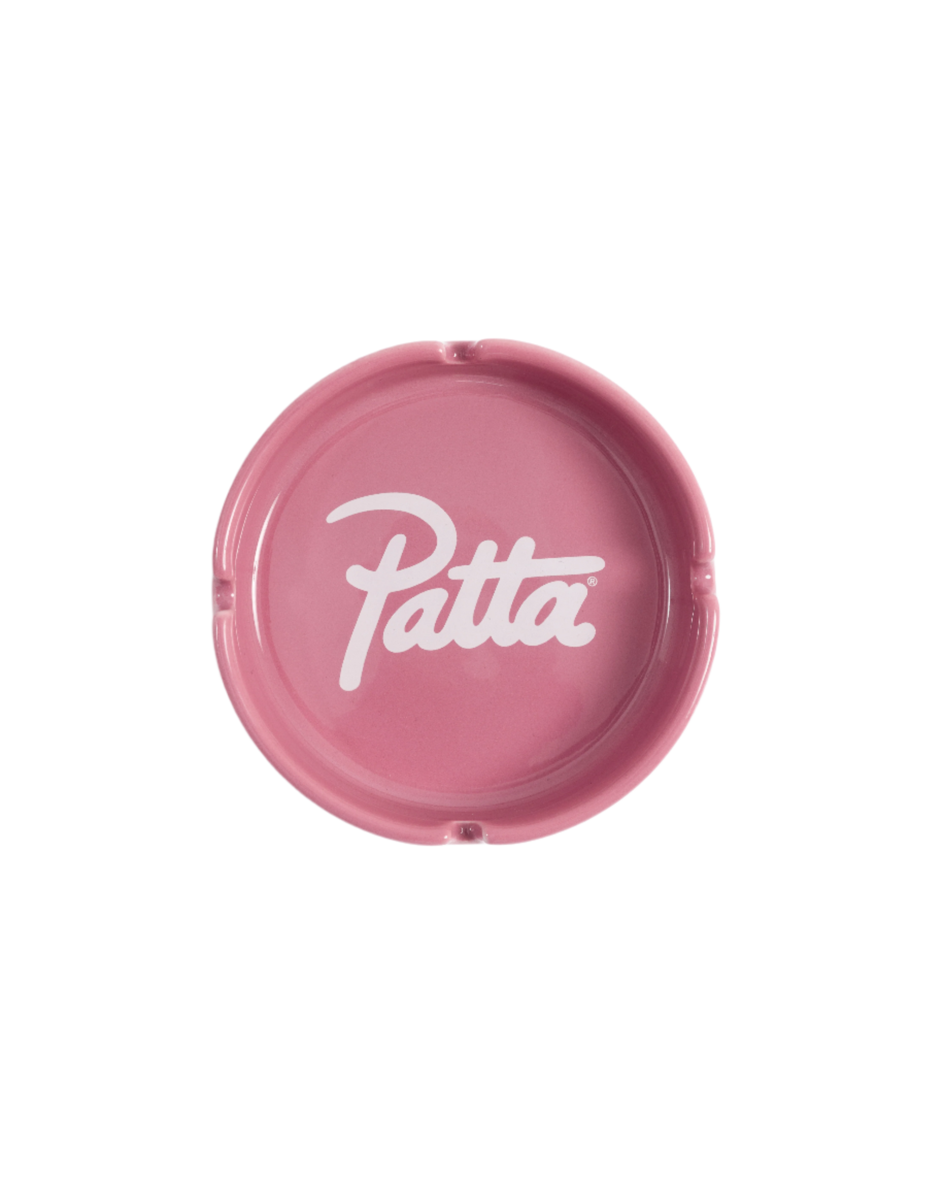 Patta Script Logo Ashtray (Pink/White)