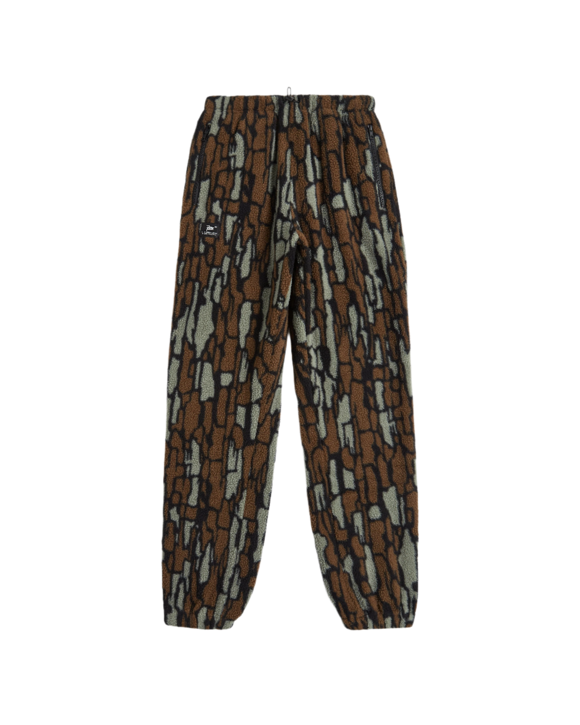 Patta Woodie Fleece Pants (Slate Black)