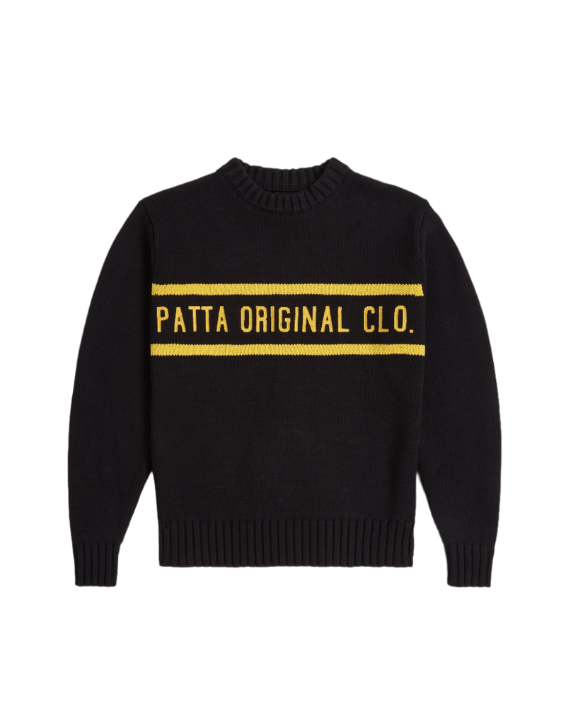 Patta Original Clothing Knitted Jumper (Black)
