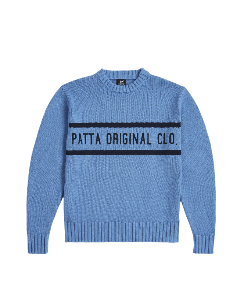 Patta Original Clothing Knitted Jumper (Dusty Blue)