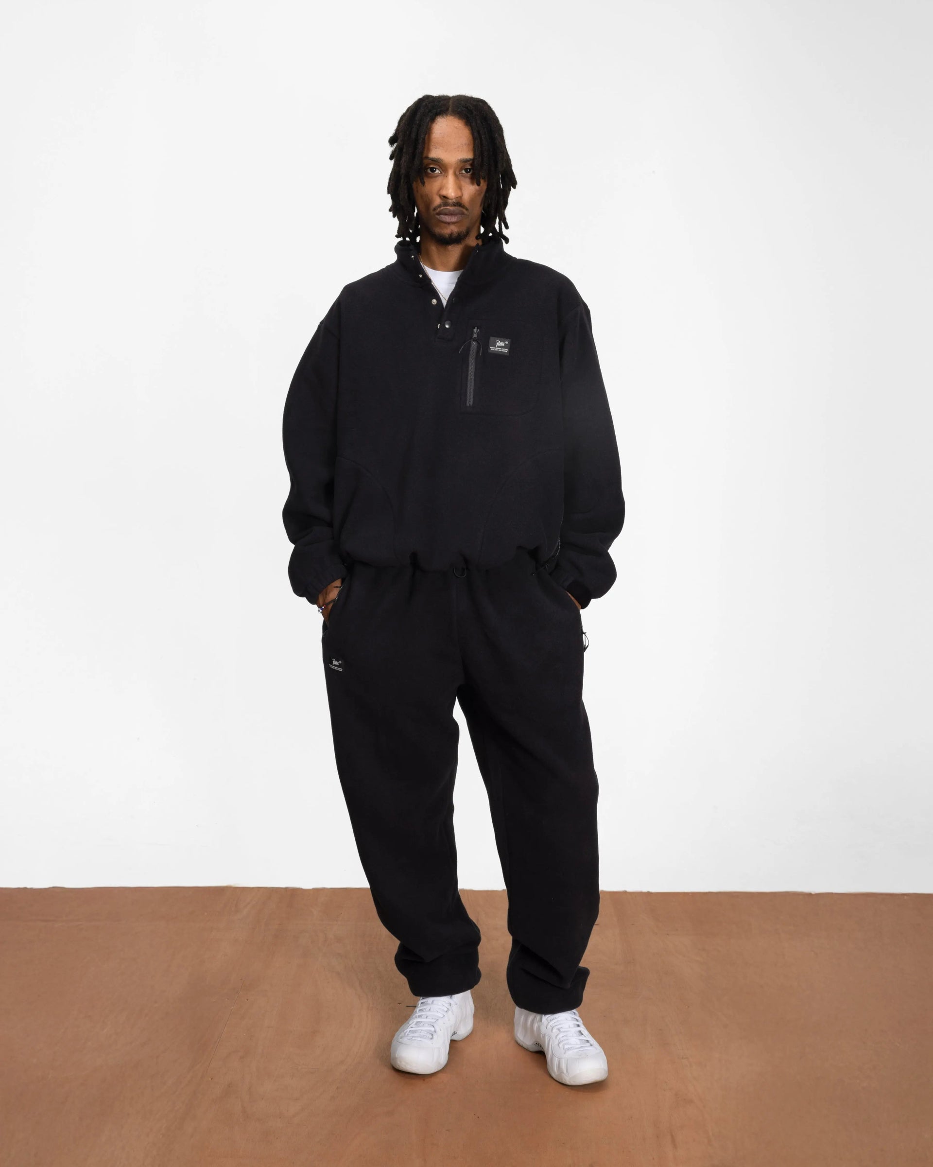 Patta Polartec Sherpa Fleece Overhead (Black)