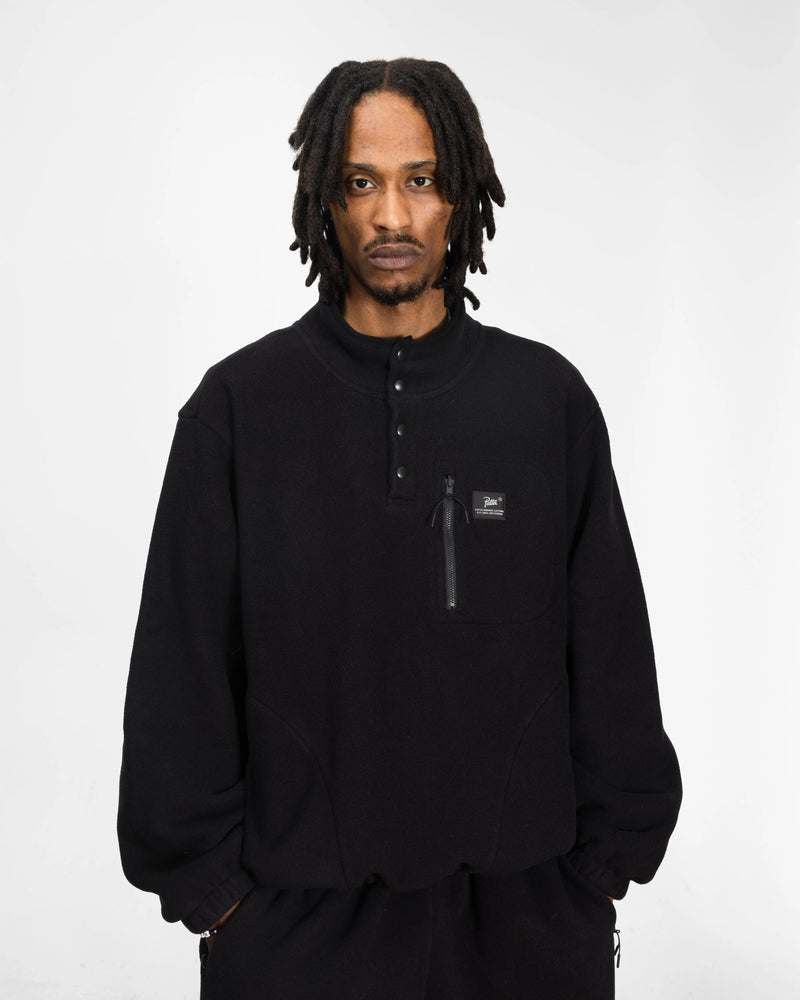 Patta Polartec Sherpa Fleece Overhead (Black)