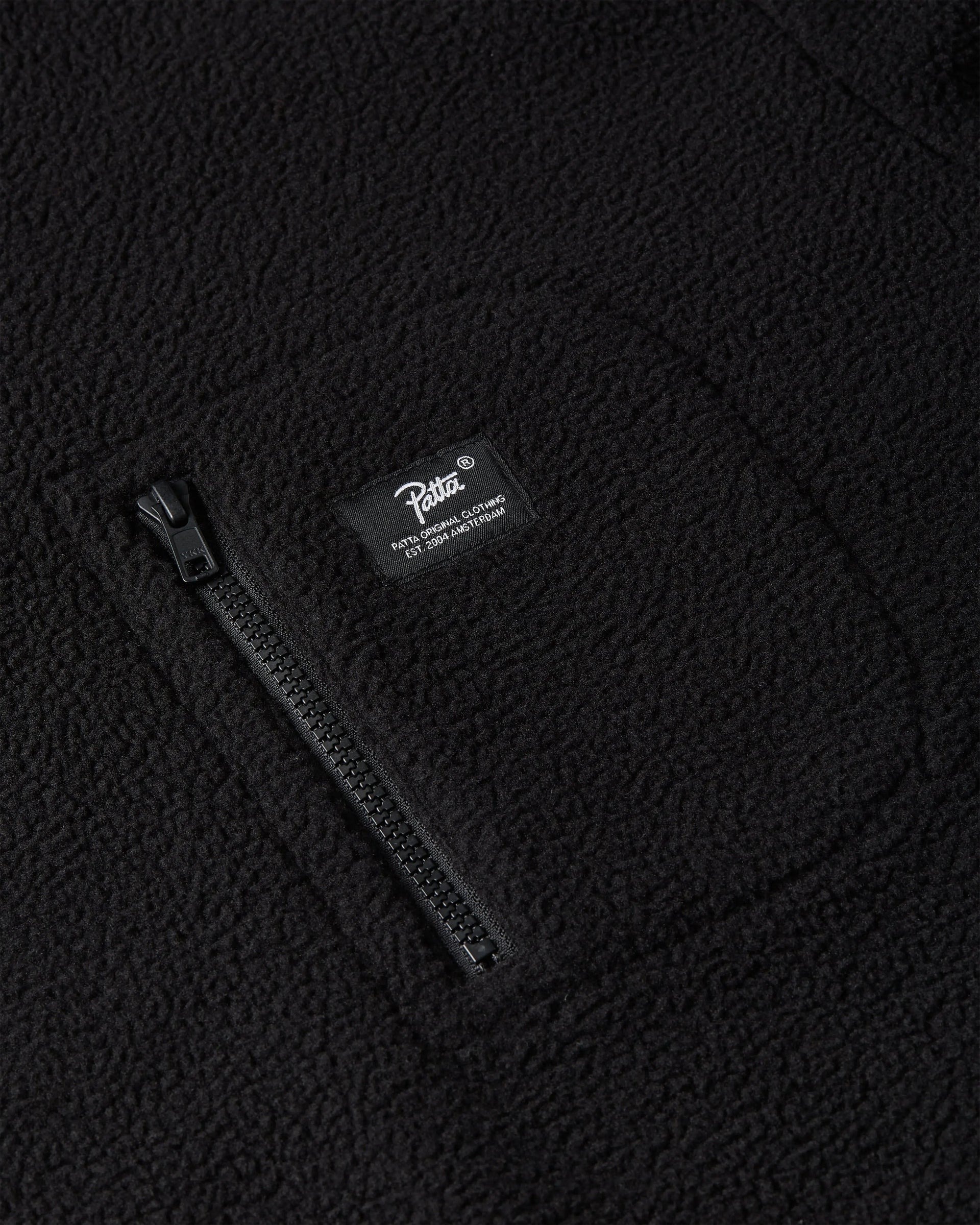 Patta Polartec Sherpa Fleece Overhead (Black)
