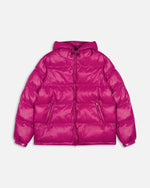 Patta Quilted Script Logo Puffer Jacket Boysenberry