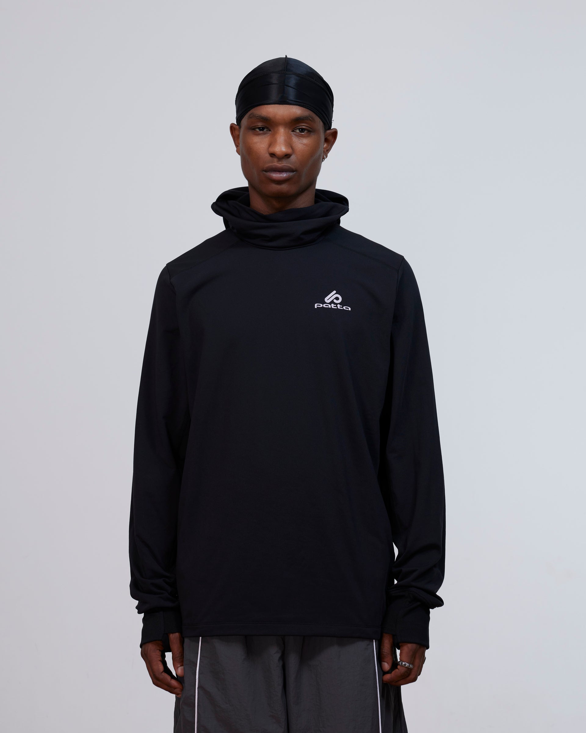 Patta Technical Hooded Sweater (Black)