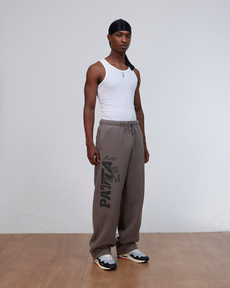 Patta Off Beat Straight Leg Jogging Pants (Brushed Nickel)