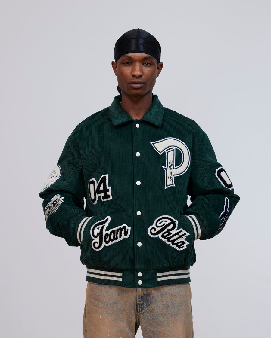 Patta Corduroy Bomber Jacket (Pine Grove)