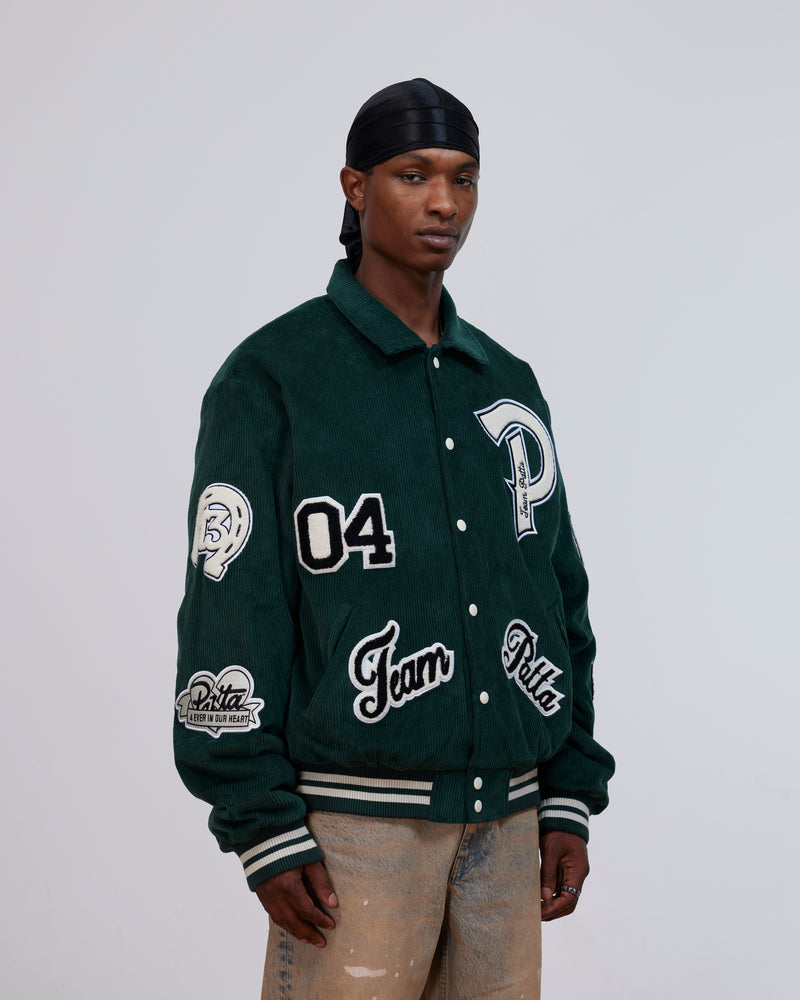 Patta Corduroy Bomber Jacket (Pine Grove)