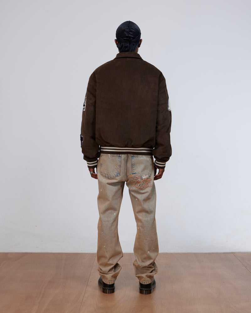 Patta Corduroy Bomber Jacket (Demitasse)