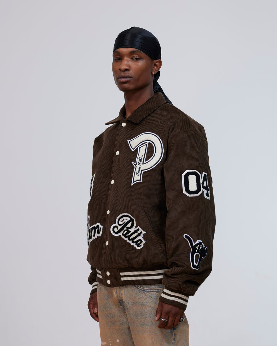 Patta Corduroy Bomber Jacket (Demitasse)