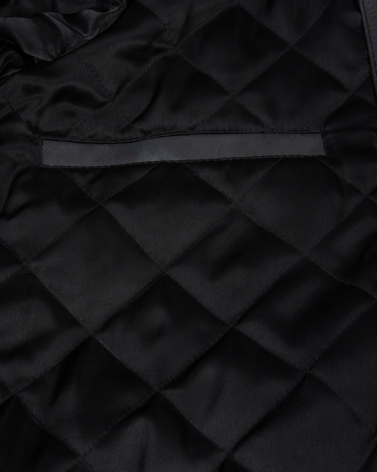 Patta Leather Hooded Bomber Jacket (Black)