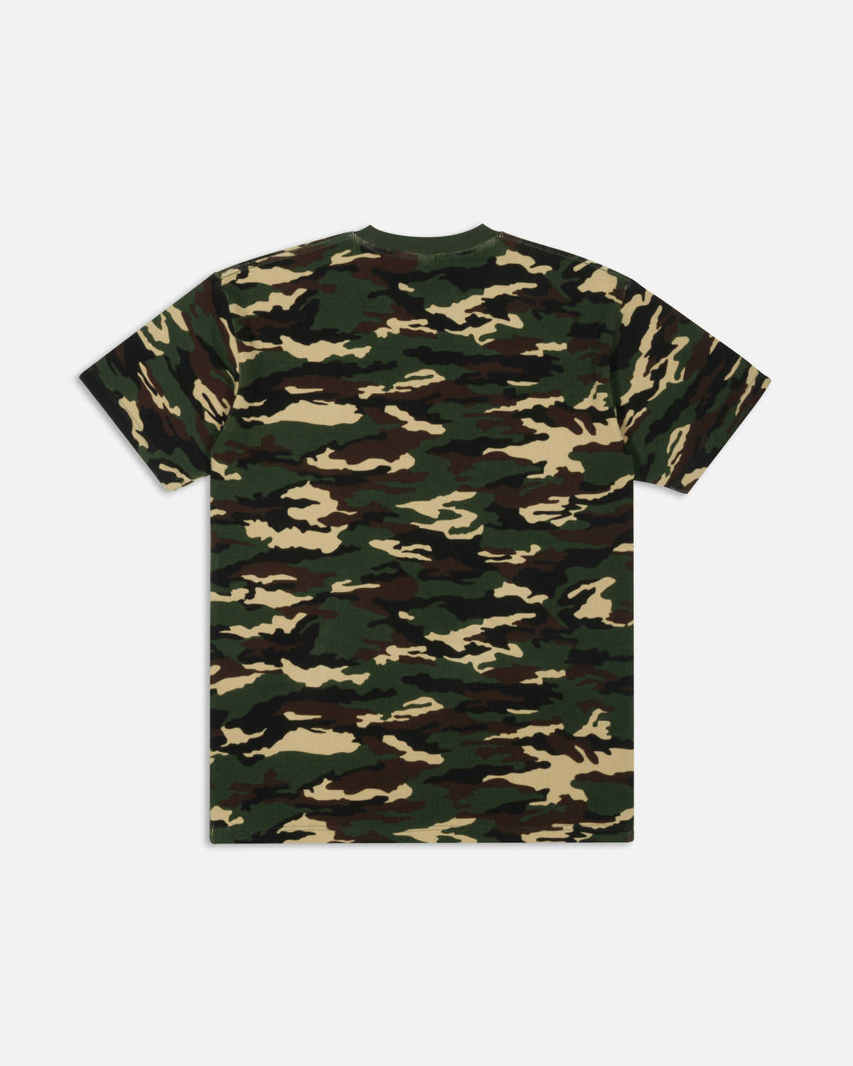 Patta Waffle Script Logo T-Shirt (Woodland Camo)