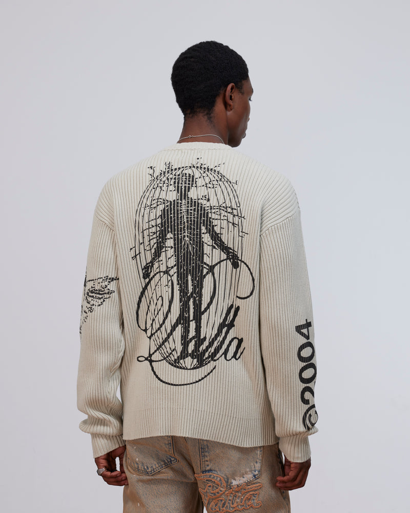 Patta Scorpio Knitted Jumper (Plaza Taupe)