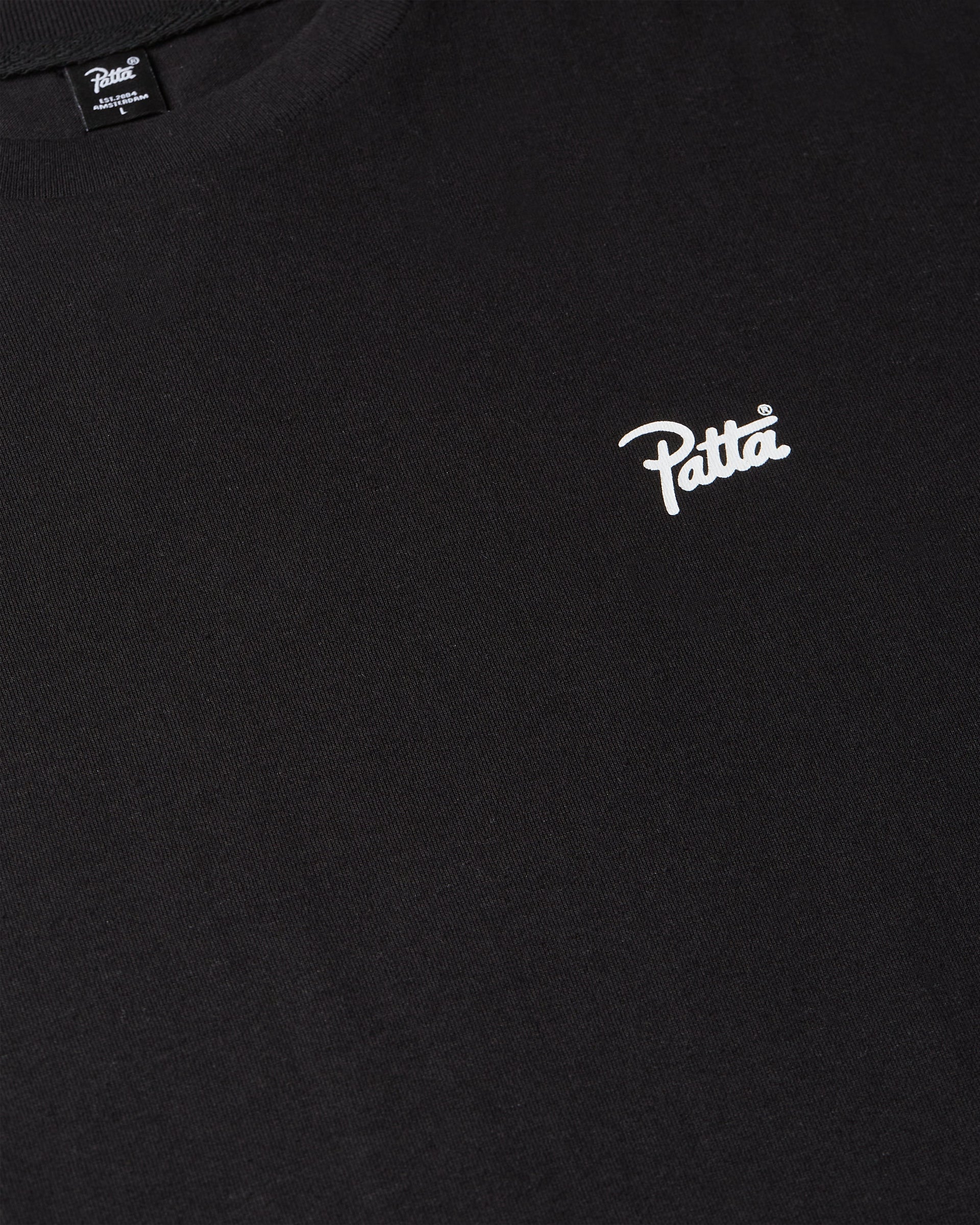 Patta Script Logo T-Shirt (Black) – Patta UK