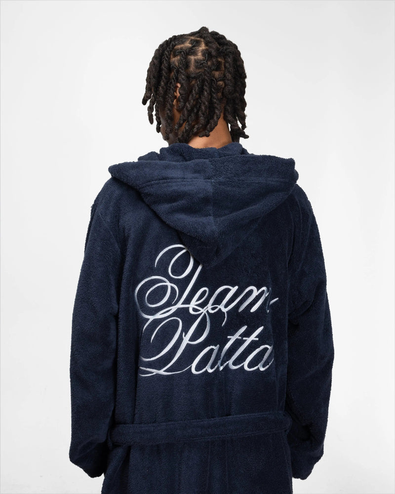 Patta Terry Bathrobe (Black Iris)