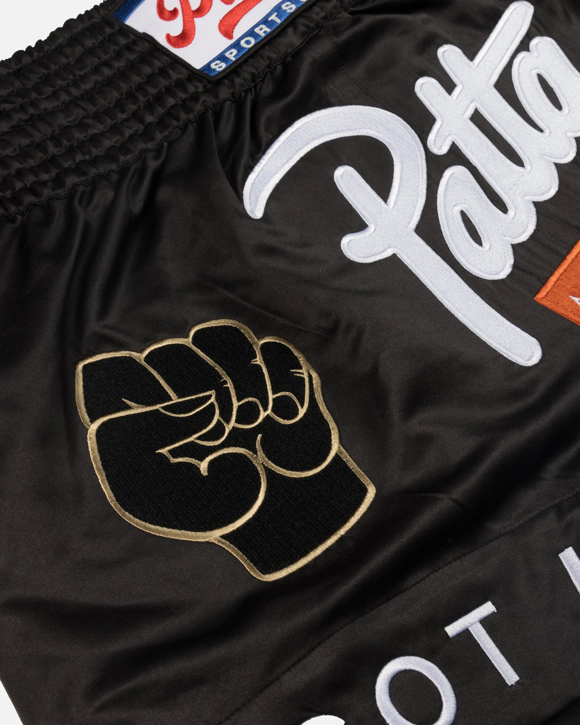 Patta Amsterdam Chapter Muay Thai Shorts (Black)
