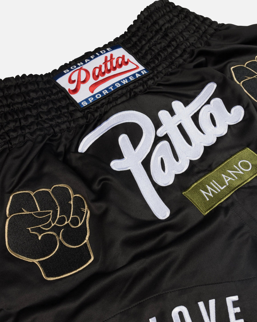 Patta Milano Chapter Muay Thai Shorts (Black)
