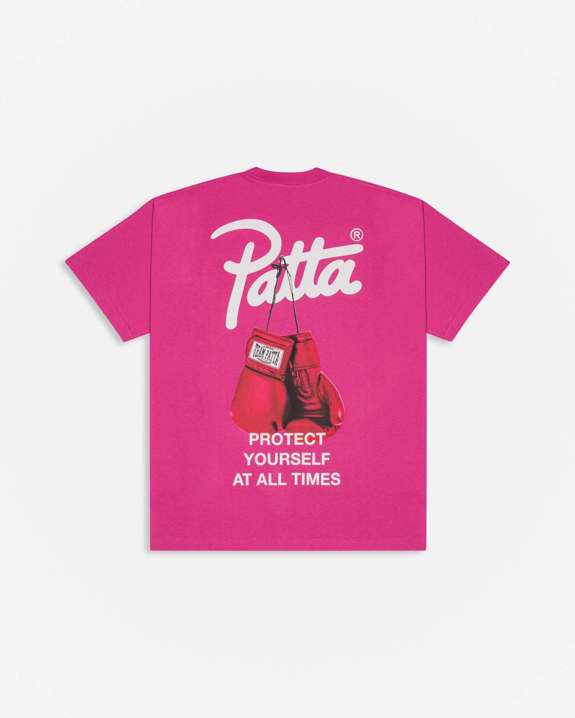 Patta Protect Yourself T-Shirt (Ibis Rose)