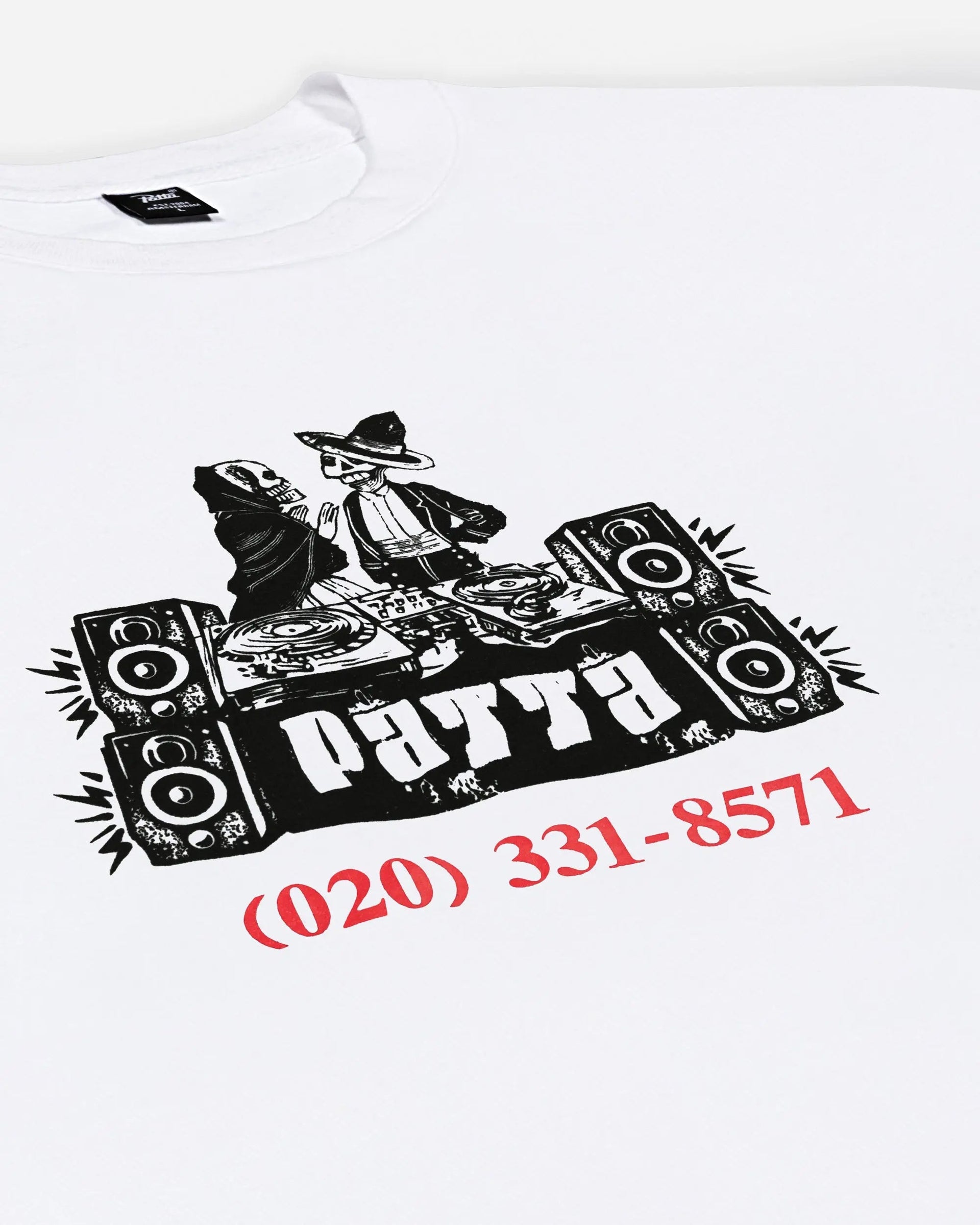 Patta DJ Skully T-Shirt (White)