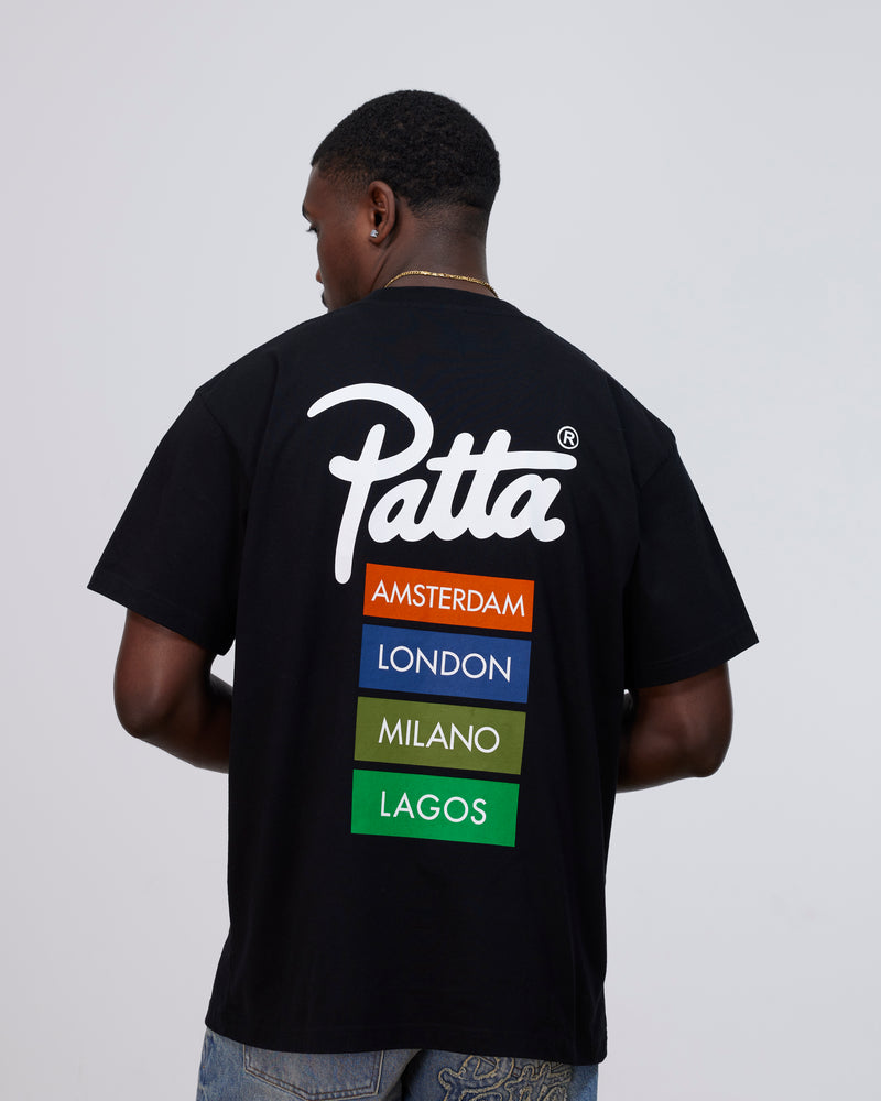 Patta Chapter Worldwide T-Shirt (Black)