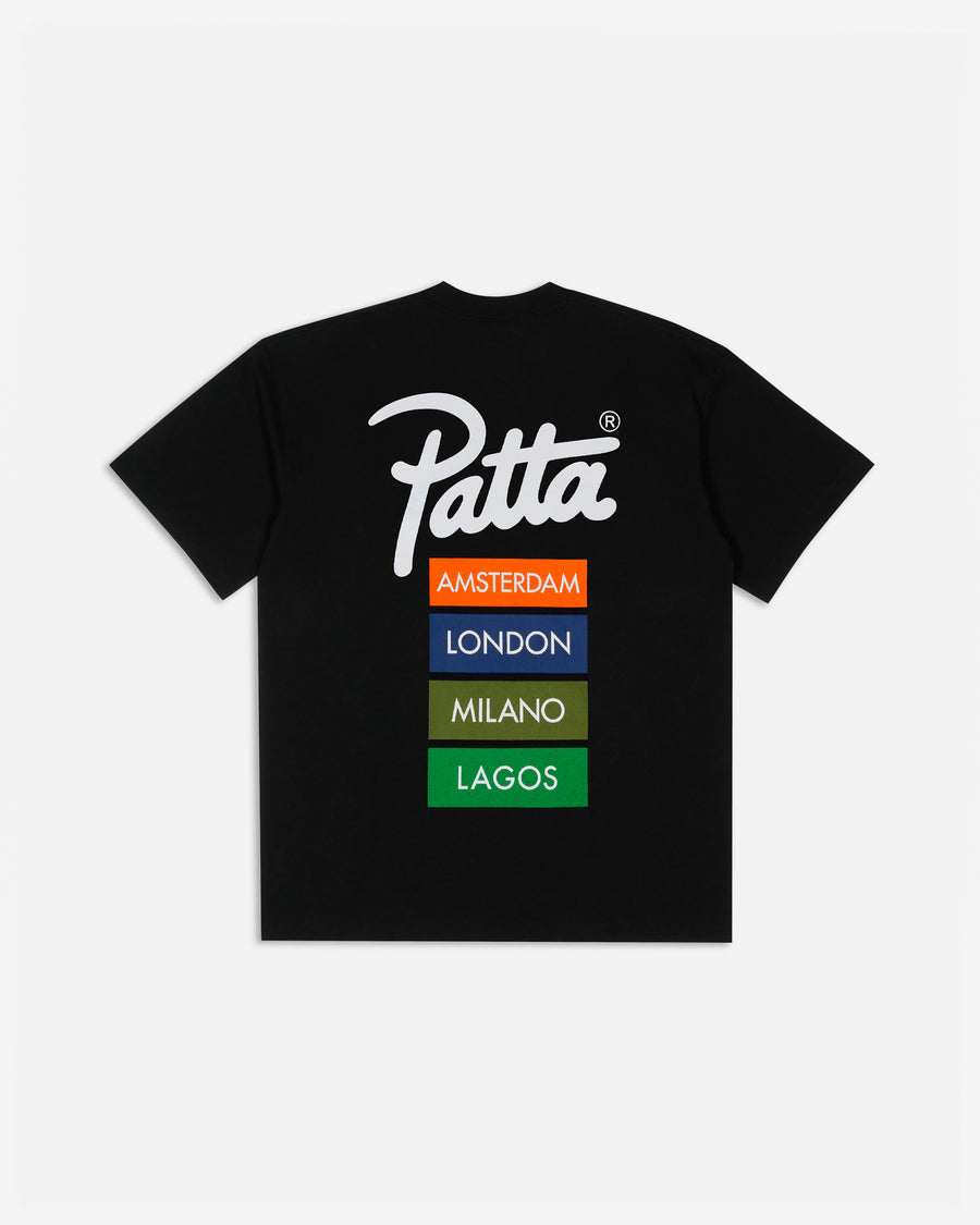 Patta Chapter Worldwide T-Shirt (Black)