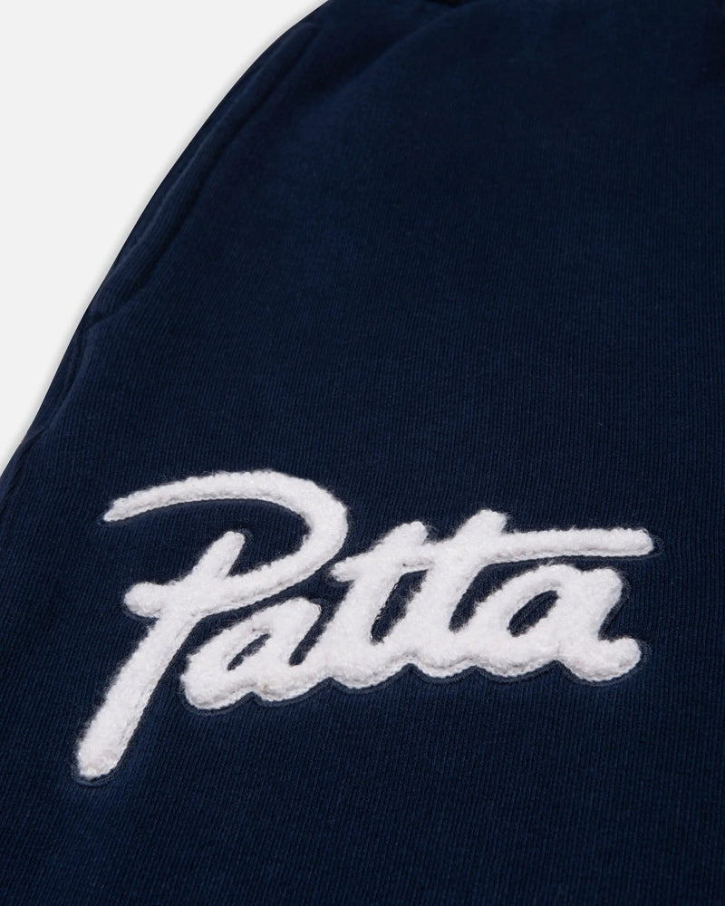 Patta Chenille Logo Jogging Pants (Black Iris)