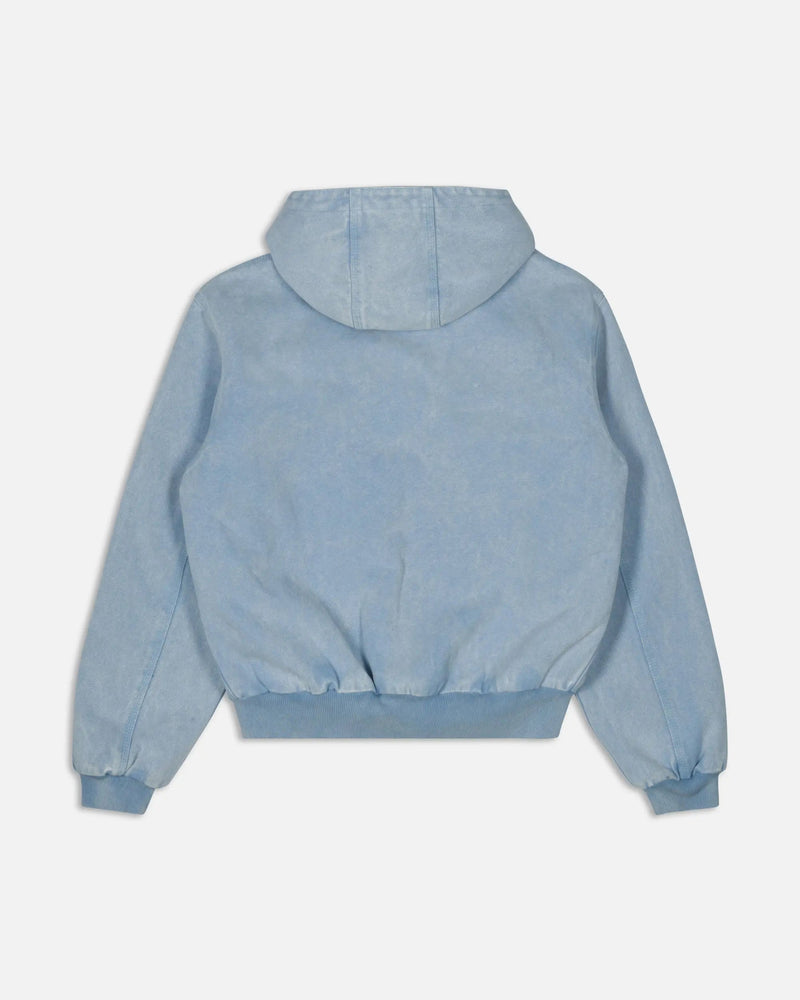 Patta Peace Canvas Hooded Jacket (Light Blue Denim)