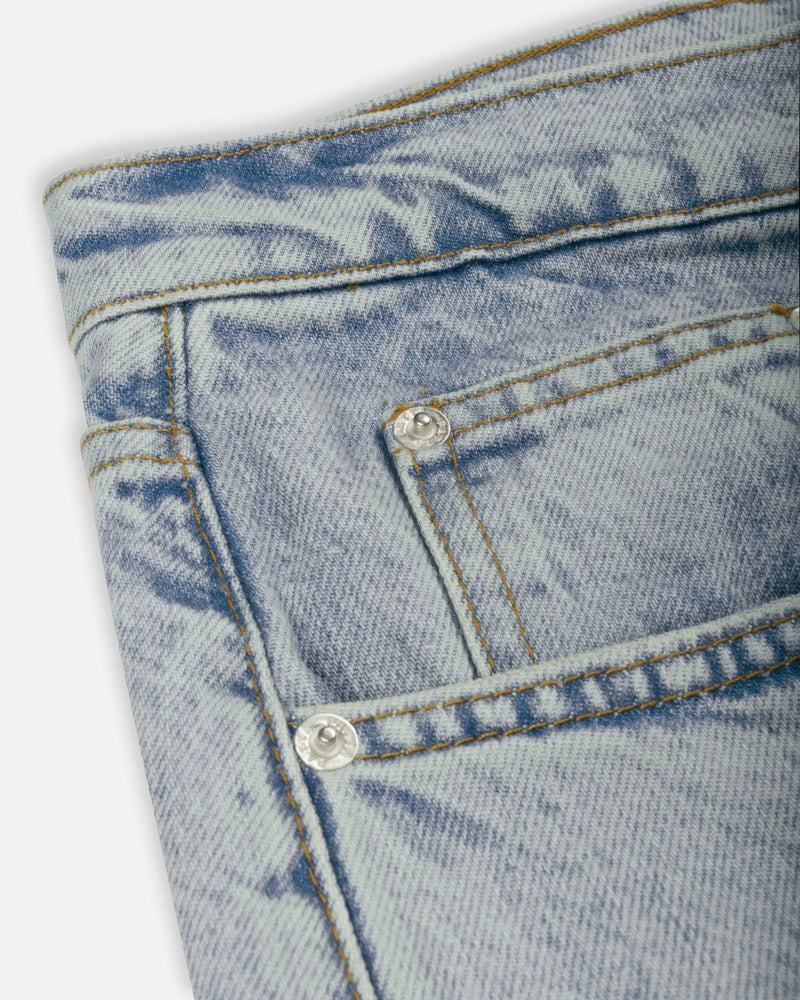 Patta Light Wash Denim Shorts (Light Blue Denim)