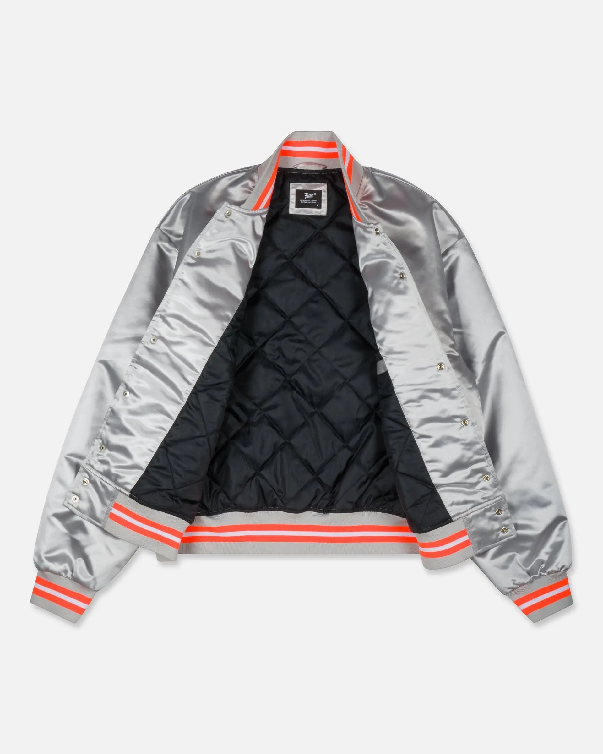Patta Classic Satin Bomber Jacket (Lunar Rock)
