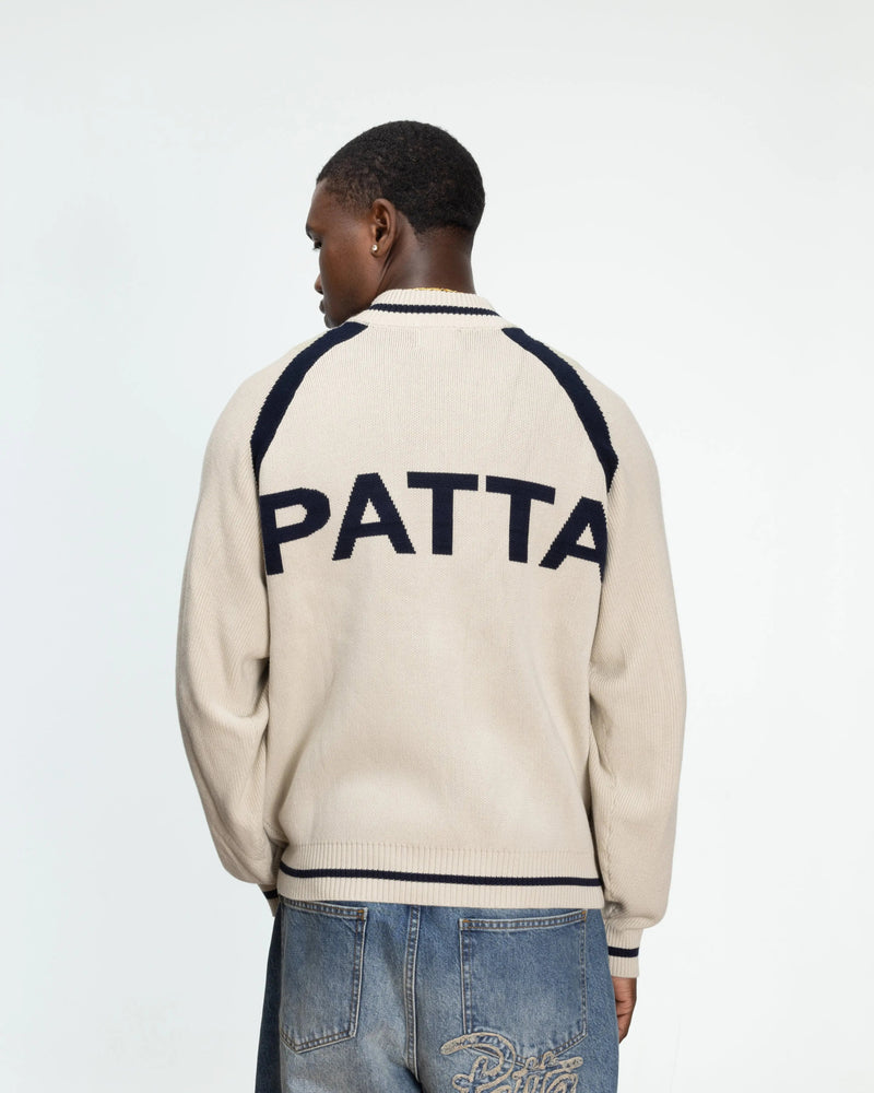 Patta Track Top Cardigan (Vaporous Grey)